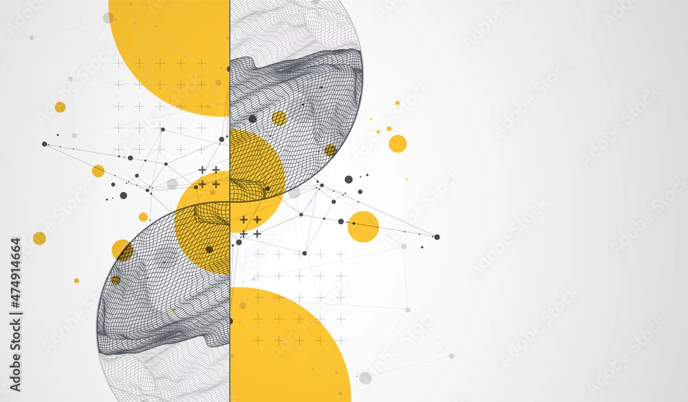 Obraz Geometryczne Inspiracje: Harmonia Form i Przestrzeni