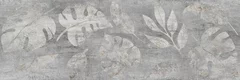 Fototapeta Subtelne Liście na Betonowej Teksturze