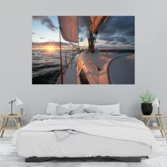 Obraz na płótnie w sypialni