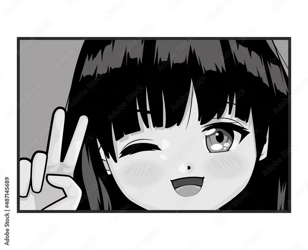Obraz Radosny Wzrok: Urok Anime
