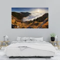 Obraz na płótnie w sypialni