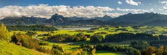 Fototapeta Malownicza Panorama Alp: Urok Górskiego Krajobrazu