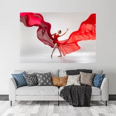 Obraz na płótnie w salonie