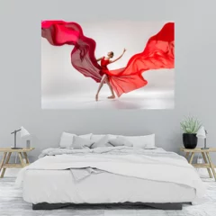 Obraz na płótnie w sypialni