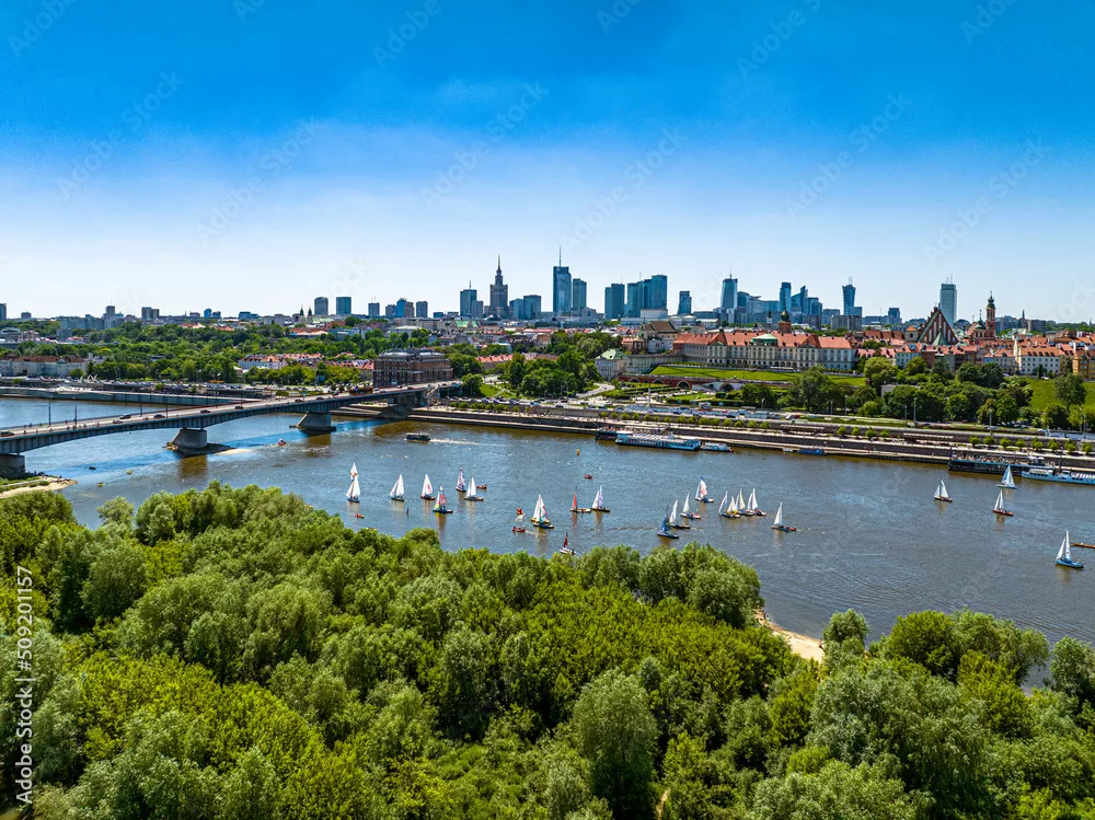 Obraz Warszawa - Regaty na Wiśle
