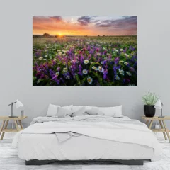 Obraz na płótnie w sypialni