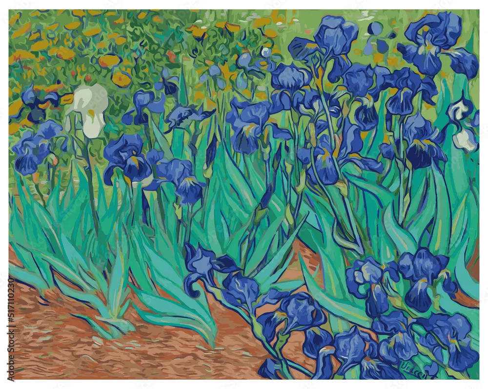 Obraz Vincent van Gogh Irises Classic Art Paint