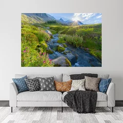 Obraz na płótnie w salonie