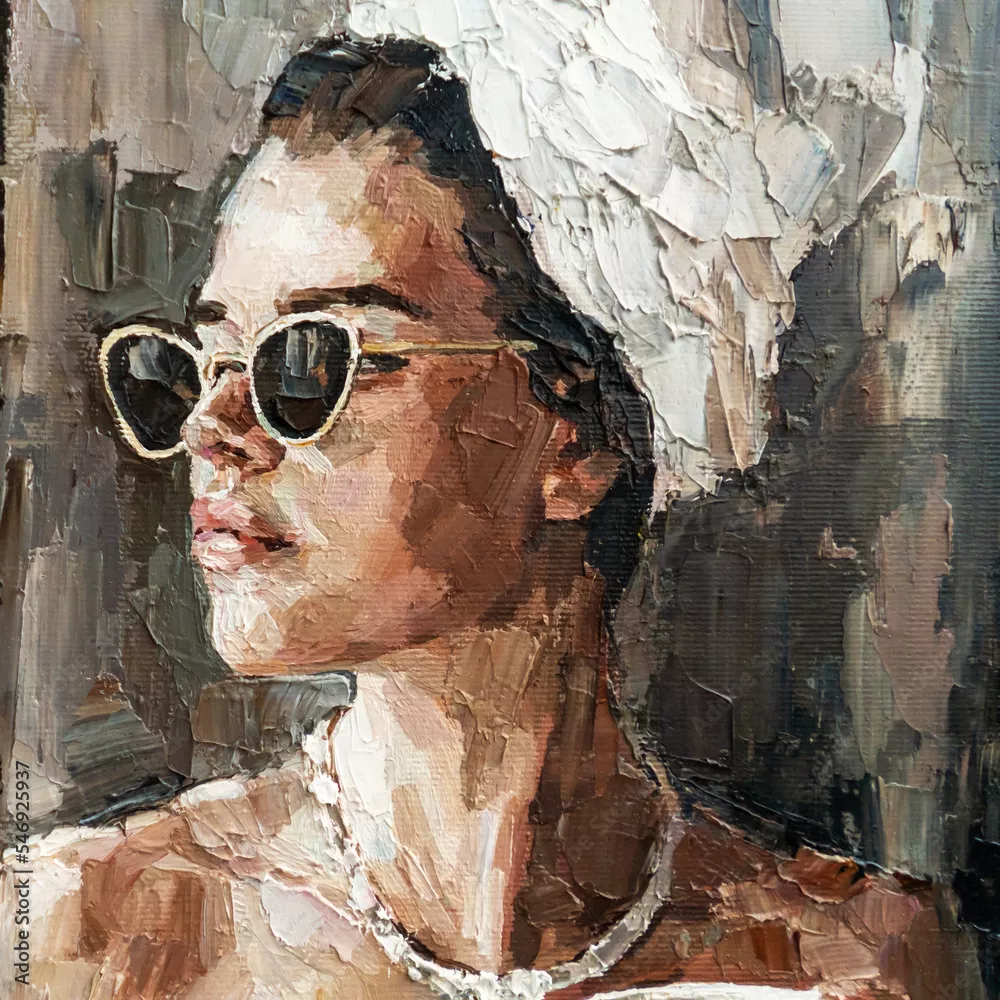 Obraz Stylowy Portret Kobiety
