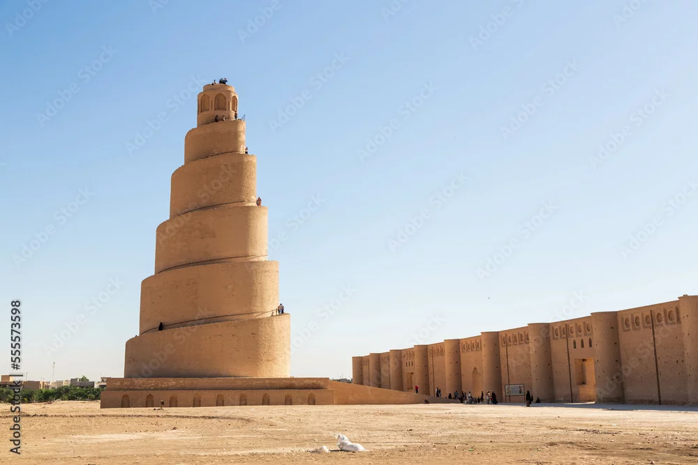 Obraz Wielka Spiralna Wieża Minaret w Samarra