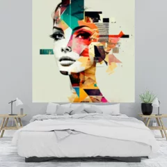 Obraz na płótnie w sypialni