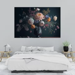 Obraz na płótnie w sypialni