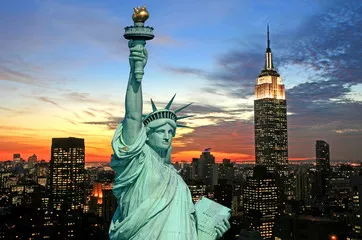 Obraz Statua Liberty i Nowego Jorku.