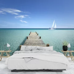 Obraz na płótnie w sypialni