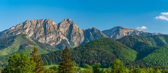 Obraz Malownicze Tatry: Widok na Skaliste Szczyty