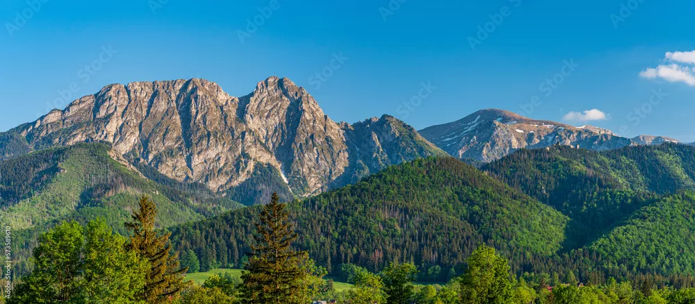 Obraz Malownicze Tatry: Widok na Skaliste Szczyty