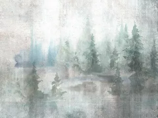 Fototapeta Mglista Tajemnica Leśna