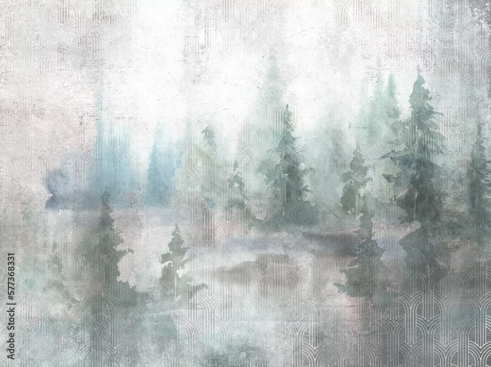 Fototapeta Mglista Tajemnica Leśna