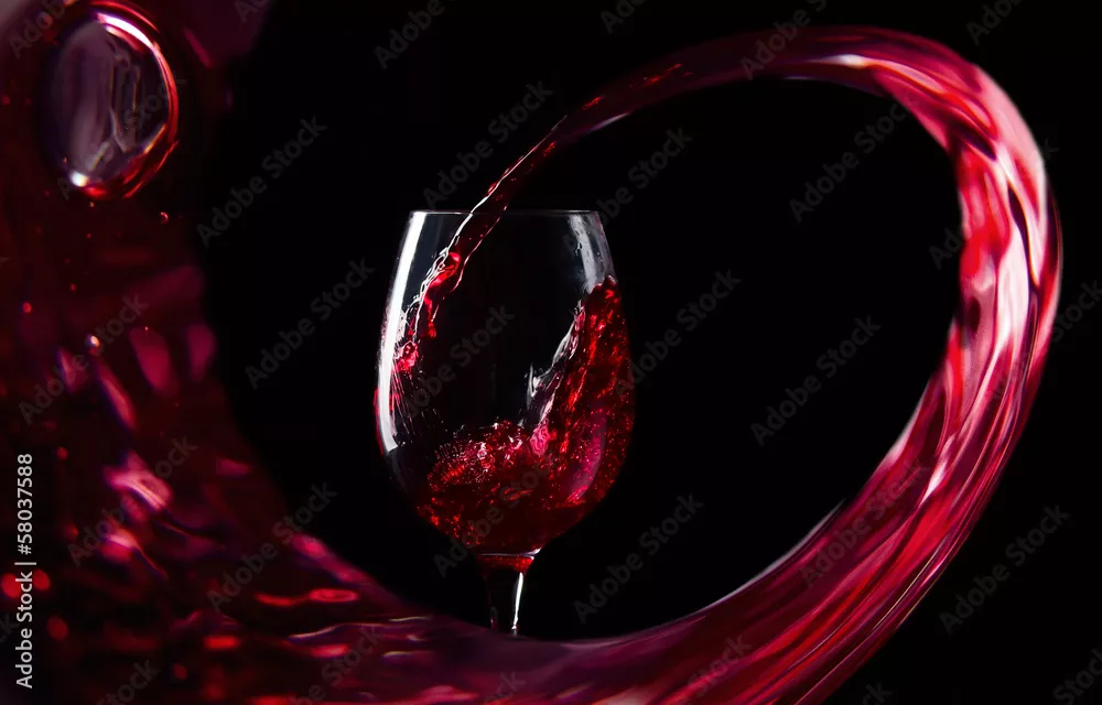 Fototapeta czerwone wino