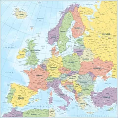 Obraz Mapa Polityczna Europy