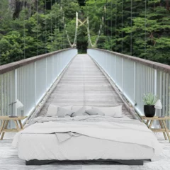 Obraz na płótnie w sypialni