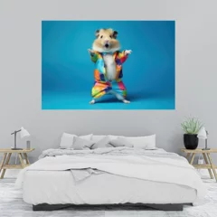 Obraz na płótnie w sypialni