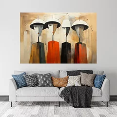 Obraz na płótnie w salonie