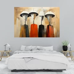 Obraz na płótnie w sypialni