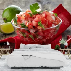 Obraz na płótnie w sypialni