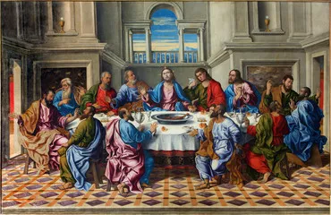 Obraz Wenecja - Ostatnia wieczerza Chrystusa - Girolamo da Santacroce