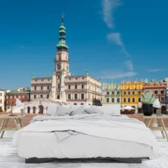Obraz na płótnie w sypialni