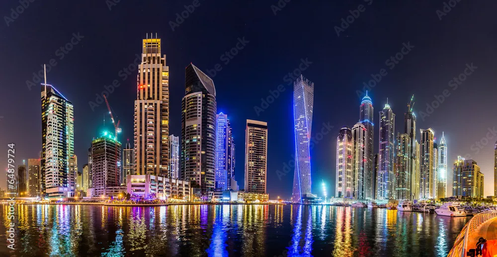Fototapeta Dubai Marina gród, ZEA