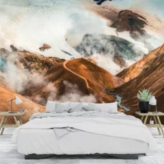 Obraz na płótnie w sypialni