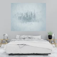 Obraz na płótnie w sypialni