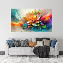 Obraz na płótnie w salonie