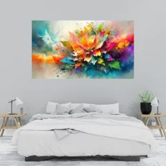 Obraz na płótnie w sypialni