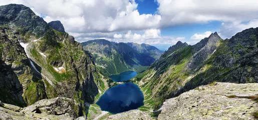 Fototapeta piękny widok na Czarny Staw i Morskie Oko