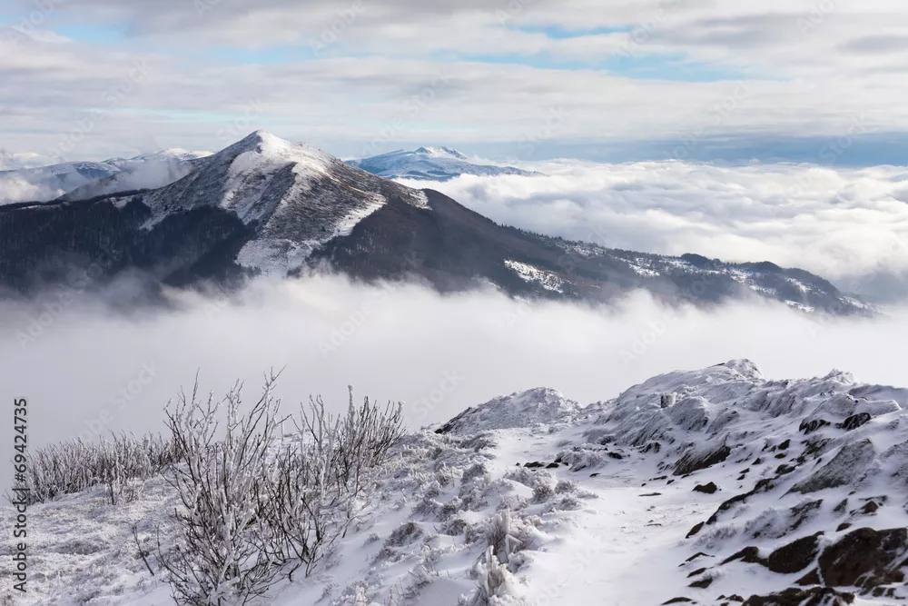 Fototapeta Bieszczady Winter