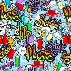 Fototapeta Wzór znaków graffiti