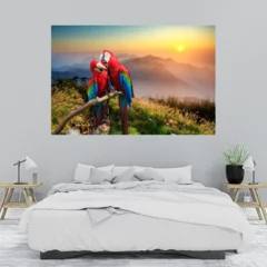 Obraz na płótnie w sypialni