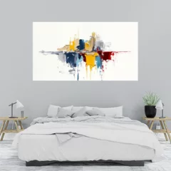 Obraz na płótnie w sypialni