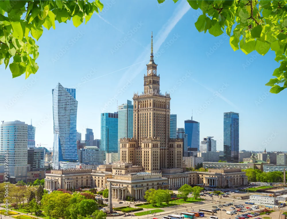 Obraz Warszawa Panorama Centrum