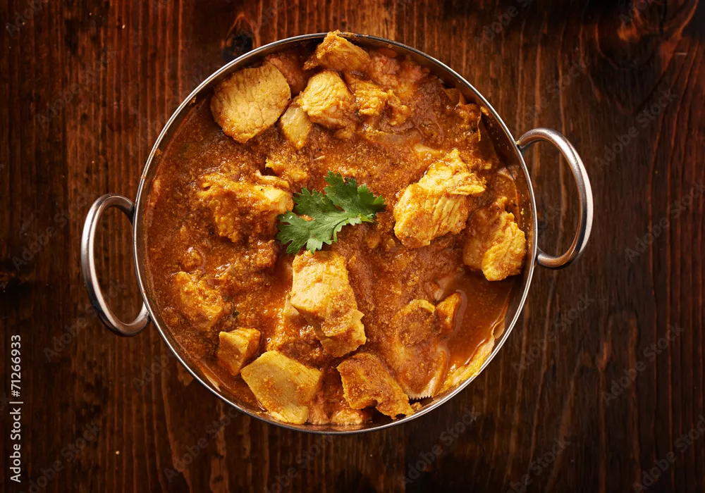 Obraz apetyczne danie - kuchnia indyjska
