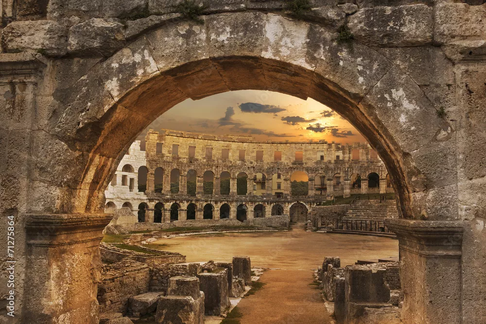 Fototapeta Pula w Chorwacji