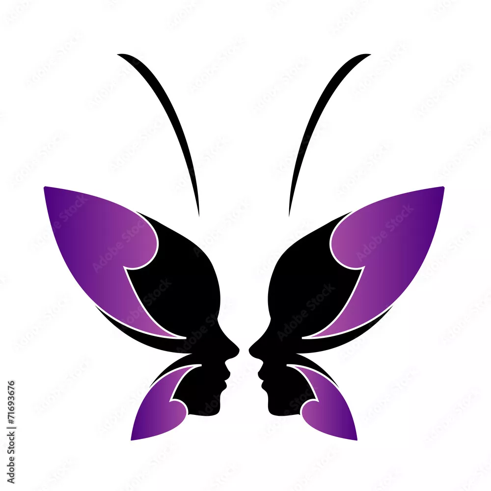 Obraz Motyl z Twarzami – Symbolika i Sztuka