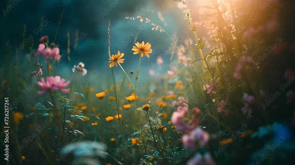 Fototapeta piękna fotografia przyrodnicza na tle cytatów