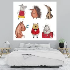 Obraz na płótnie w sypialni