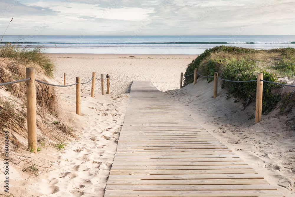 Fototapeta piękna plaża nad morzem