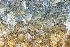 Obraz Geometryczne Zawirowania: Harmonia Wzorców