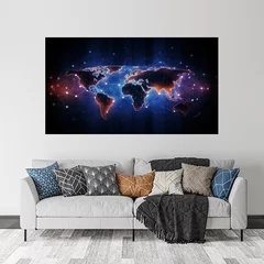 Obraz na płótnie w salonie